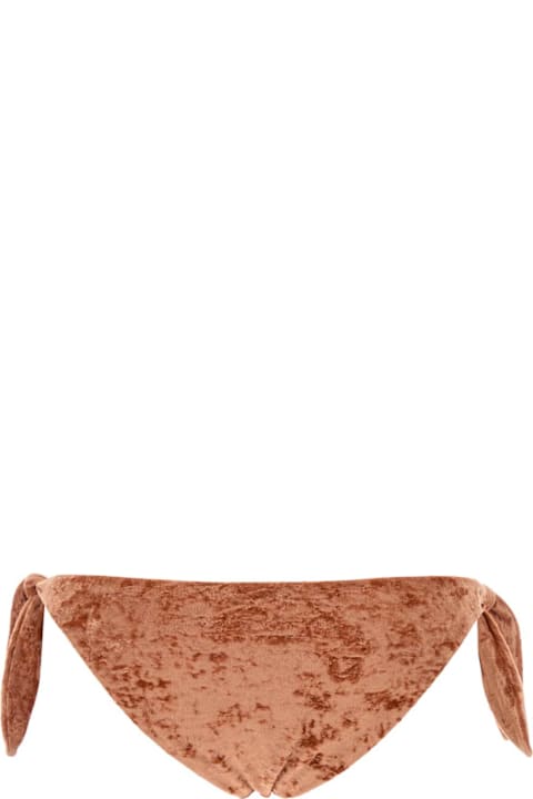 Homeware Chloé Peach Stretch Velvet Bikini Slip