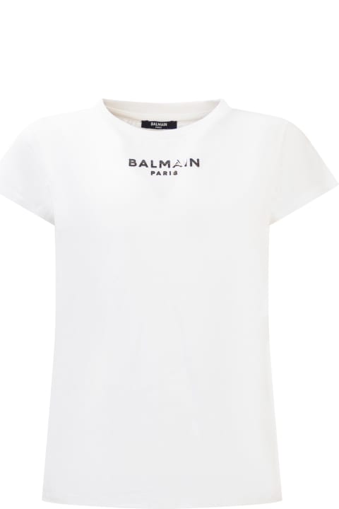 Balmain for Kids Balmain Logo T-shirt