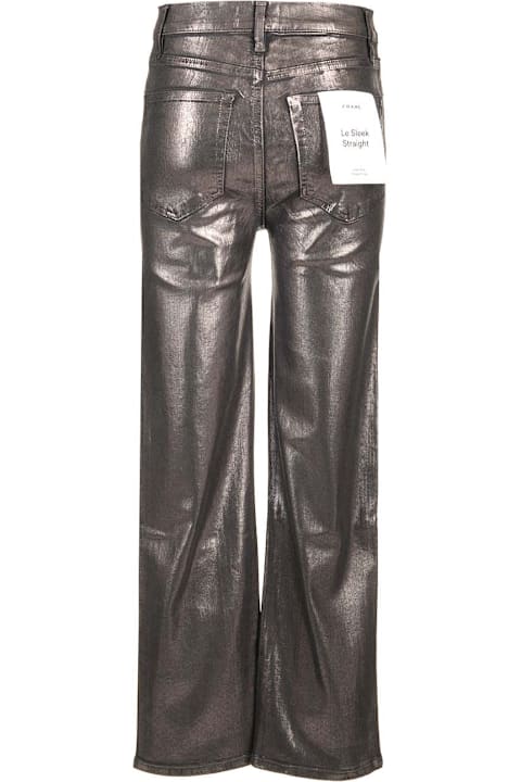 Frame Pants & Shorts for Women Frame "le Sleek Straight" Coated Jeans