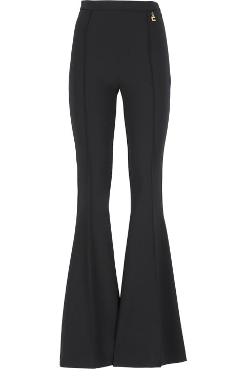 Elisabetta Franchi for Women Elisabetta Franchi Flared Trousers With Charms Accessory