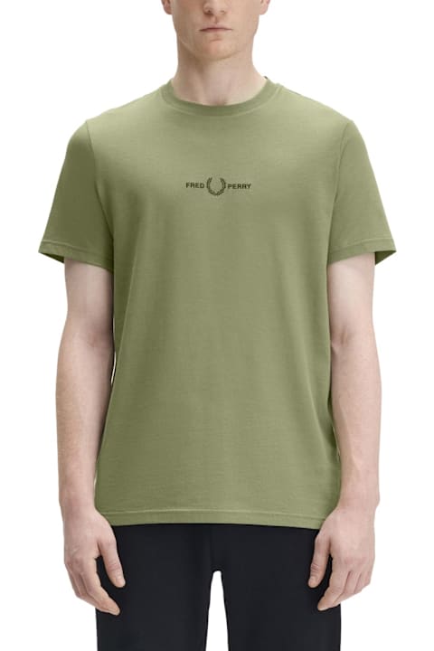 Fred Perry لـ Women Fred Perry T-shirt With Embroidered Logo