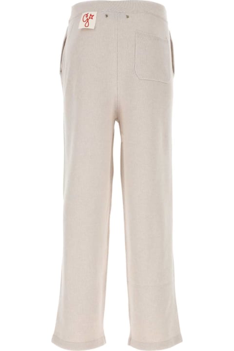 Clothing Sale for Men Golden Goose Cappuccino Cashmere Blend Joggers
