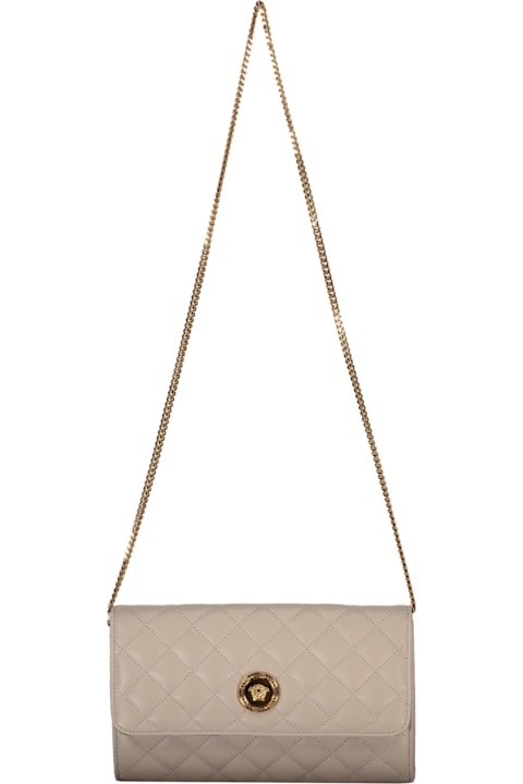 Homeware Versace Leather Clutch With Logo