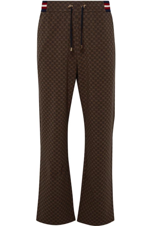 Balmain Clothing for Men Balmain Pants In Brown Polyester