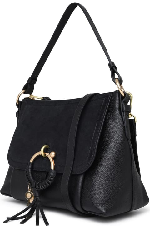 See by Chloé Totes for Women See by Chloé Black Leather Small Joan Bag