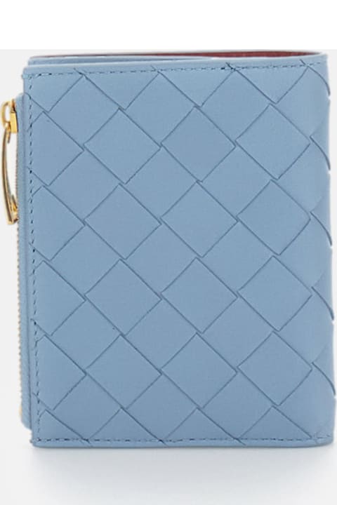 Wallets for Women Bottega Veneta Two-tone Woven Wallet