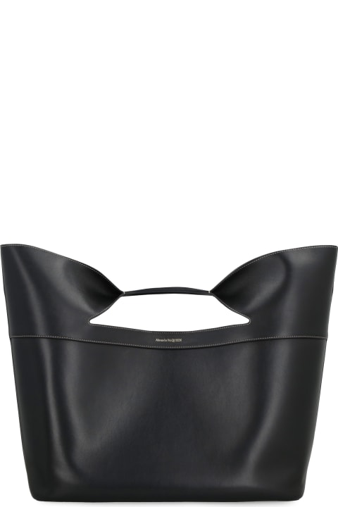 Alexander McQueen for Women Alexander McQueen The Bow Leather Handbag