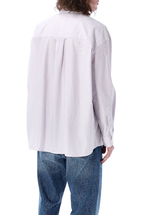 أدوات منزلية Studio Nicholson Ruskin Cotton Striped Shirt