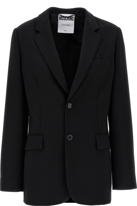 Moschino for Kids Moschino Single-breasted Martingale Blazer