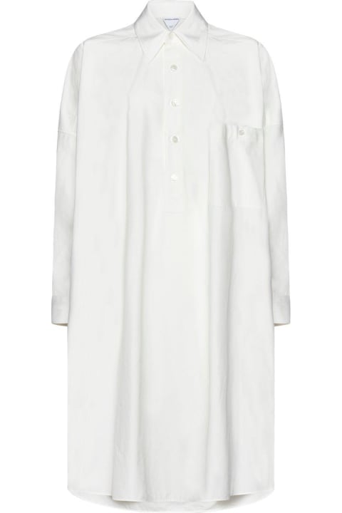 Homeware Bottega Veneta Half-buttoned Shirt Dress