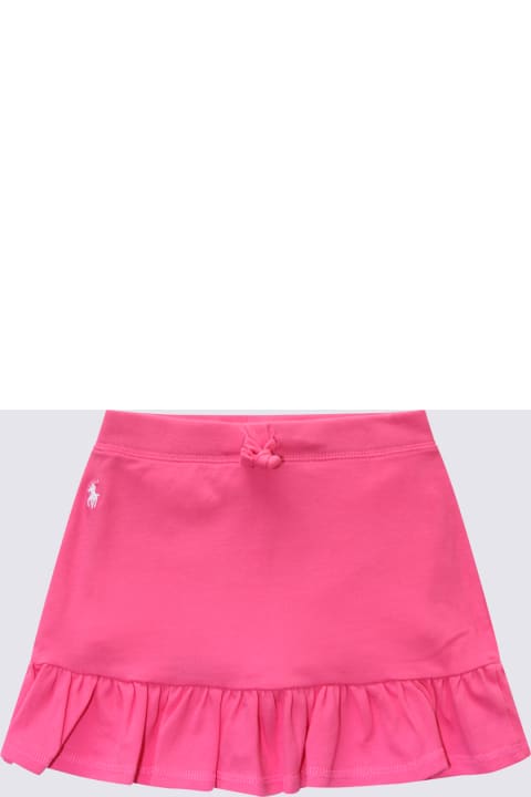 Bottoms for Boys Polo Ralph Lauren Fucshia Cotton Stretch Mini Skirt