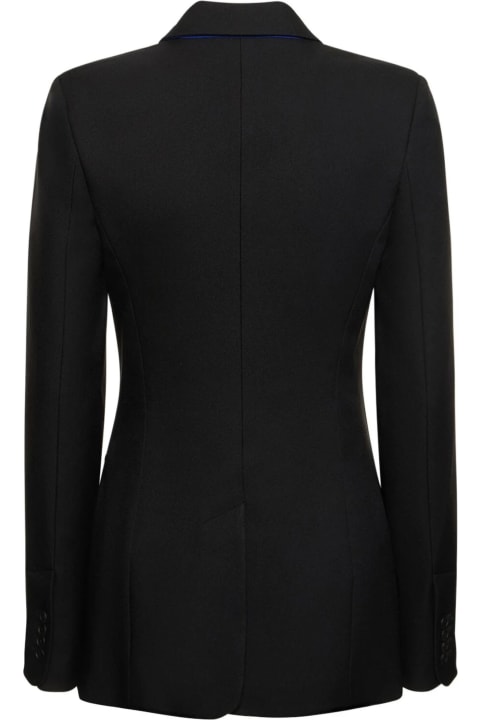 Coats & Jackets for Women Off-White Black Techno Drill Blazer