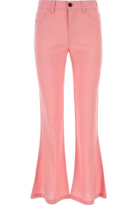 Clothing for Women Marni Pink Wool Blend Pant