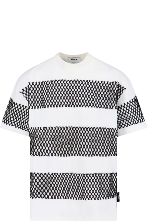 Fashion for Men MSGM Stripe T-shirt