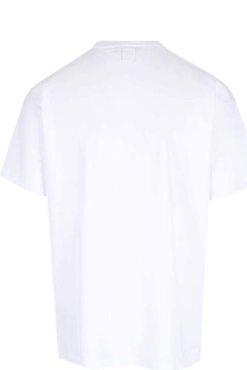 ウィメンズ Raf Simonsのトップス Raf Simons White T-shirt With Front Print
