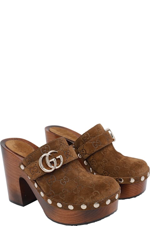 Gucci Double G Platform Clog