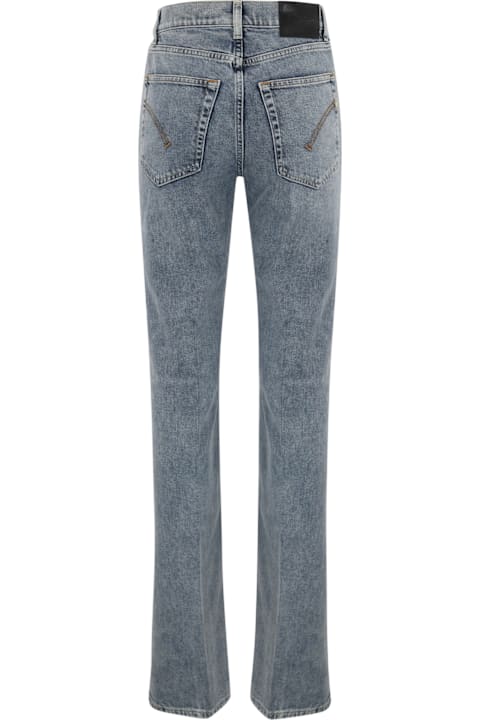 Homeware Dondup Mabel Wide Leg Jeans In Denim