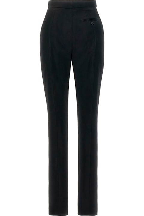 خصم على السيدات Alexander McQueen Black Wool Pant