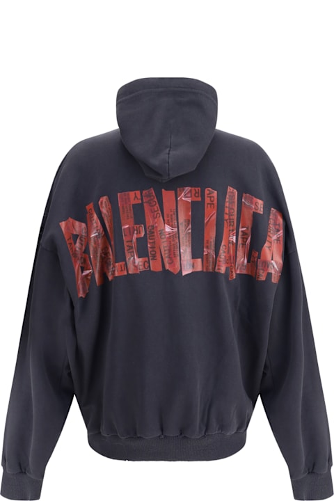 Balenciaga Fleeces & Tracksuits for Men Balenciaga Logoed Hoodie