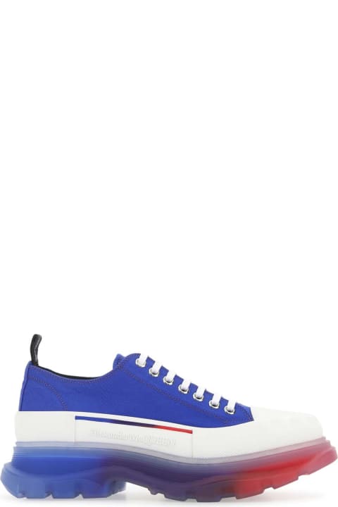 メンズ新着アイテム Alexander McQueen Multicolor Canvas Tread Slick Sneakers
