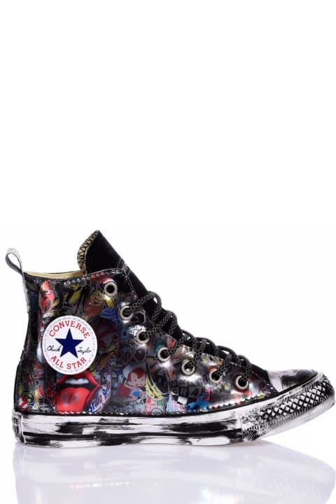 Fashion for Women Mimanera Converse All Star Pop Stickers Mimanera Customized Sneakers