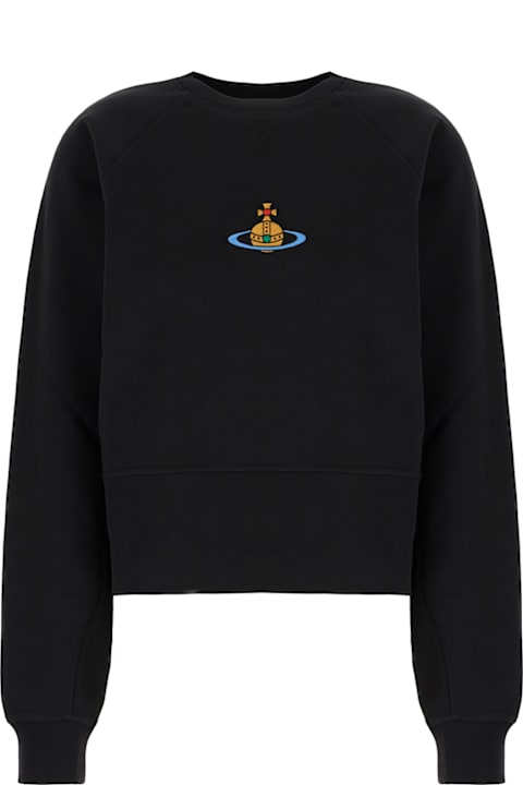 Vivienne Westwood Fleeces & Tracksuits for Women Vivienne Westwood Black Cotton Sweatshirt