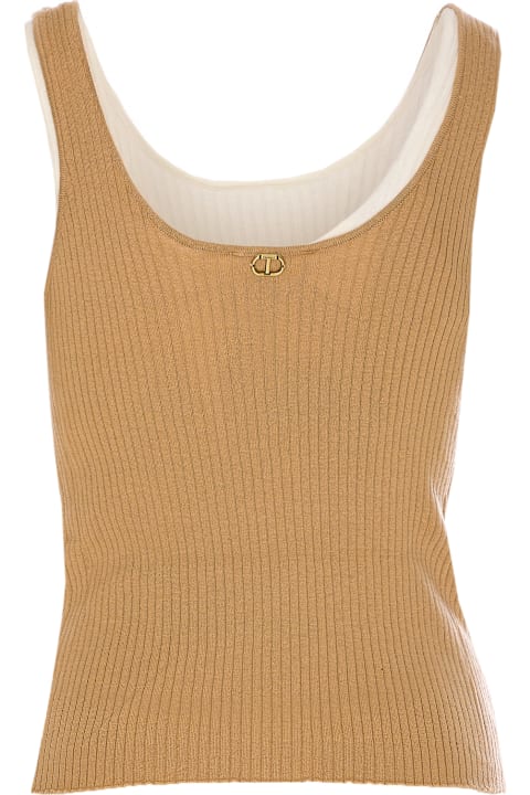 TwinSet for Women TwinSet Top Fitted Trompe L'oeil