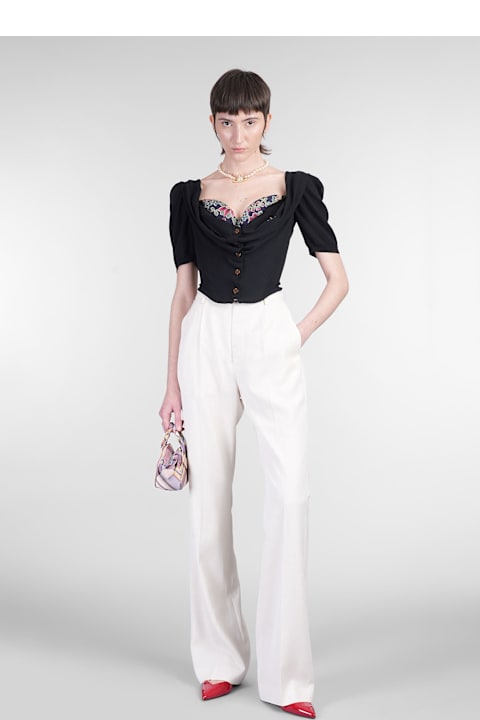 Vivienne Westwood for Women Vivienne Westwood Bea Cardigan In Black Cotton