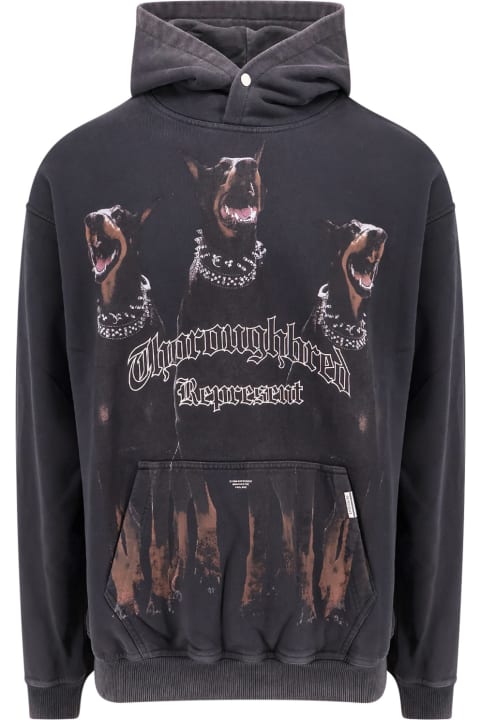 Homeware REPRESENT Cotton Sweatshirt With Thoroughbred Print