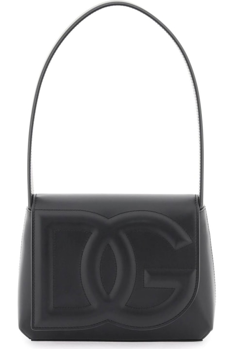 Dolce & Gabbana Totes for Women Dolce & Gabbana Dg Logo Shoulder Bag