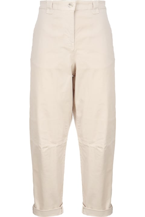 Pinko Pants & Shorts for Women Pinko Carrot Pants In Cavallery Fabric