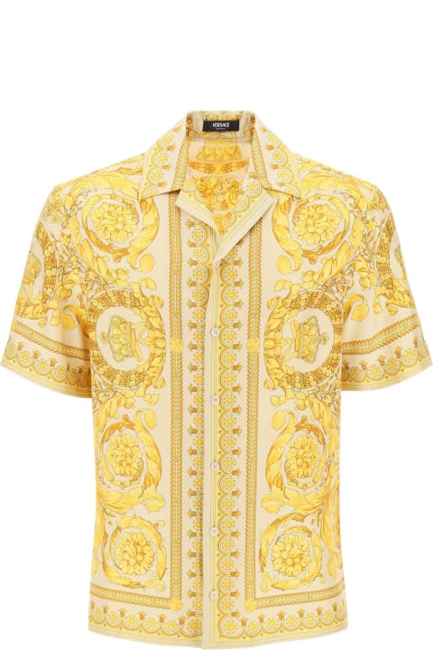 Versace Clothing for Men Versace Barocco Bowling Shirt