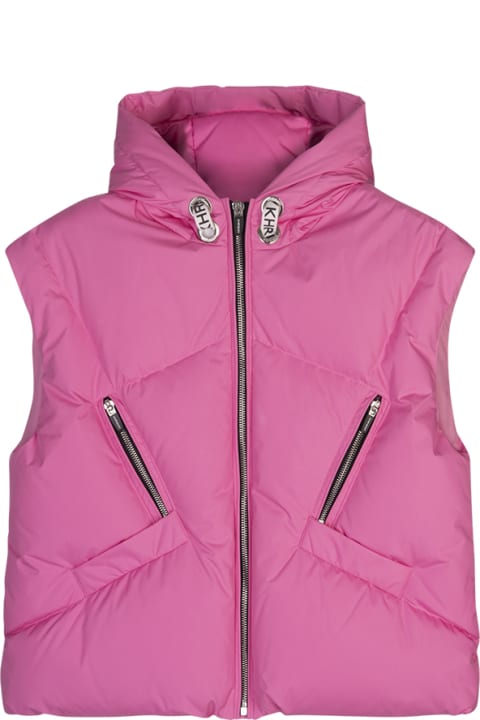 Khrisjoy معاطف وجواكت لـ أولاد Khrisjoy Fuchsia Khriskid Padded Gilet