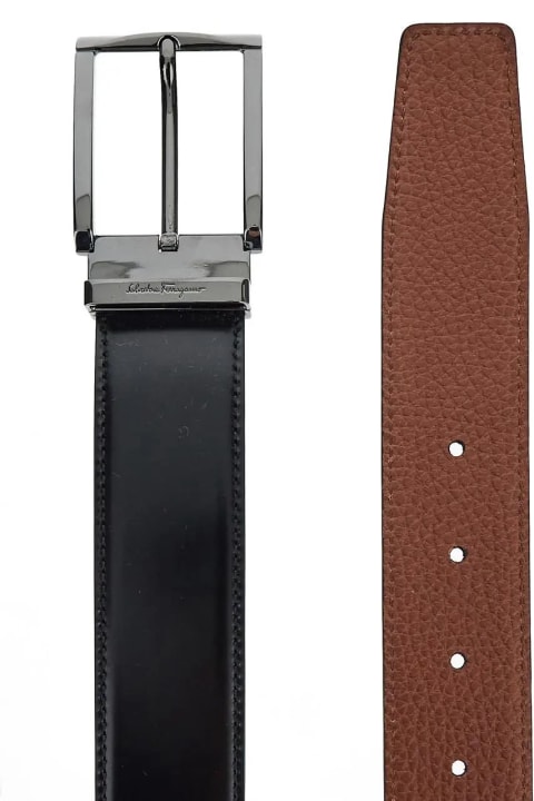 Belts for Men Ferragamo Reversible Belt