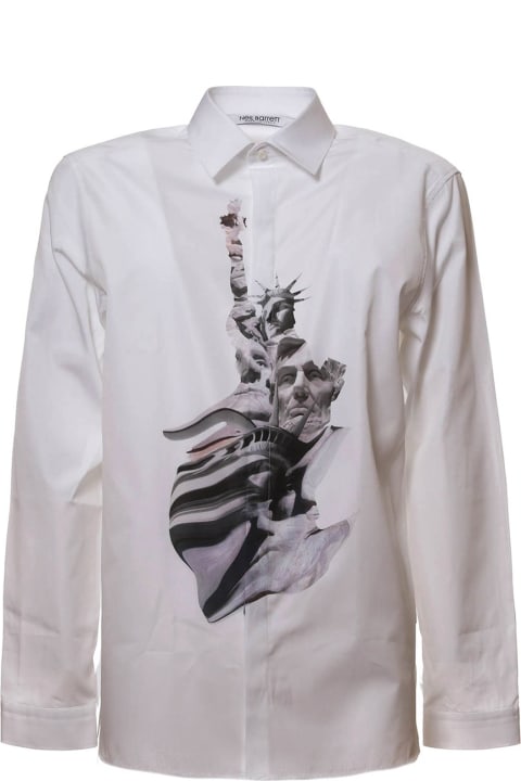 Neil Barrett for Men Neil Barrett State Of Liberty Cotton Shirt