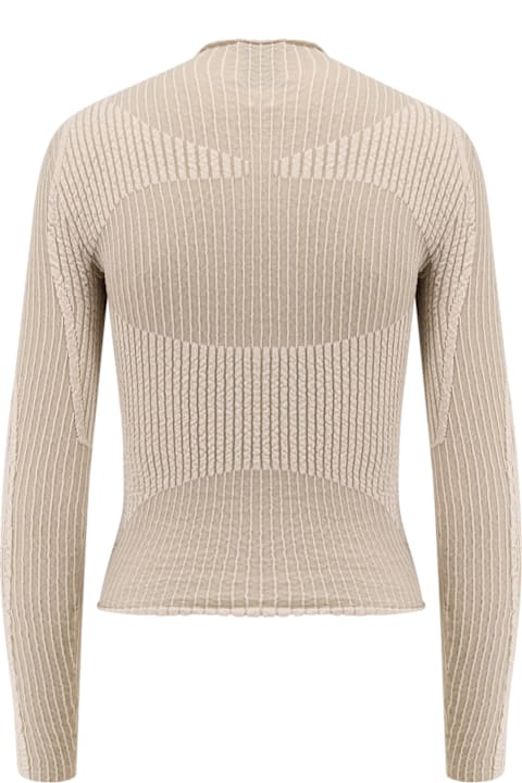 ROA Clothing for Women ROA Wavy Stretch Cotton Blend Top