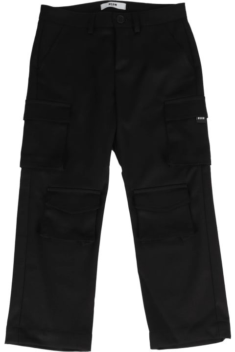 MSGM Bottoms for Women MSGM Cool Wool Cargo