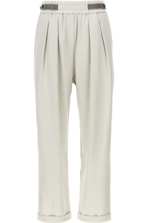 Pants & Shorts for Women Brunello Cucinelli Pants With Front Pleats