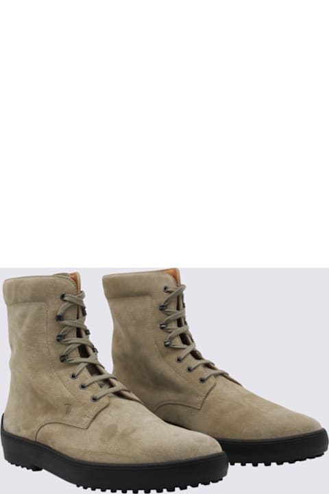 Homeware Tod's Taupe Leather Boots