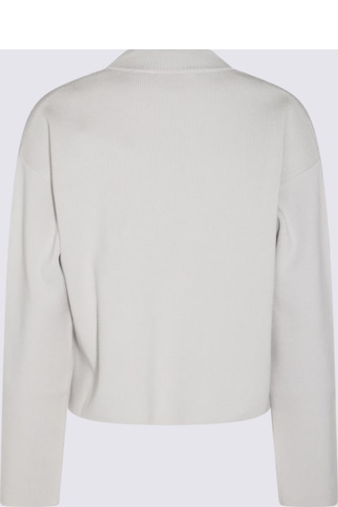 Ami Alexandre Mattiussi Sweaters for Men Ami Alexandre Mattiussi Chalk Cotton Sweatshirt