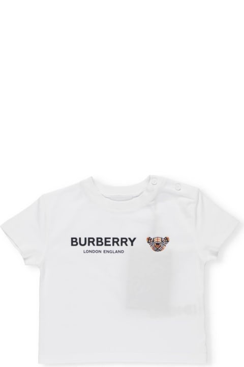 Sale for Baby Boys Burberry Thomas Bear Motif T-shirt