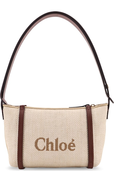 Chloé Bags for Women Chloé Chloè Carry Canvas Shoulder Bag With Logo Embroidery