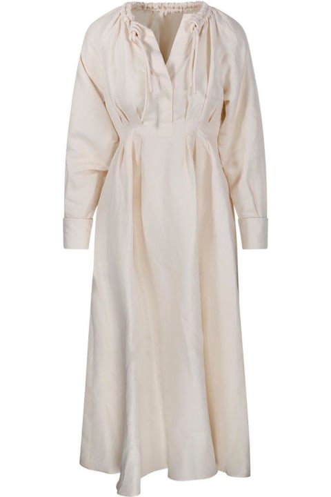 Sale for Women Max Mara Drawstring Long-sleeved Dress