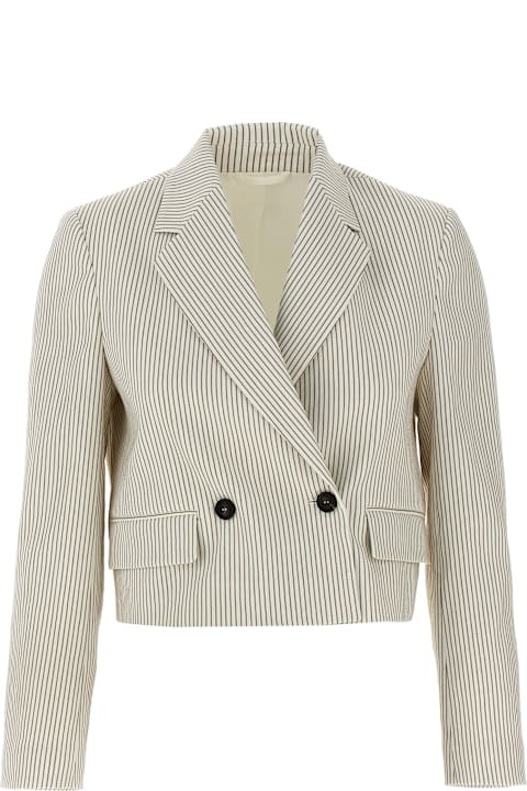 Brunello Cucinelli Coats & Jackets for Women Brunello Cucinelli Pinstripe Blazer