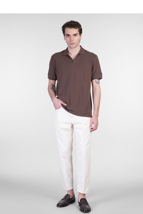 Lardini for Men Lardini Jeans In Beige Denim