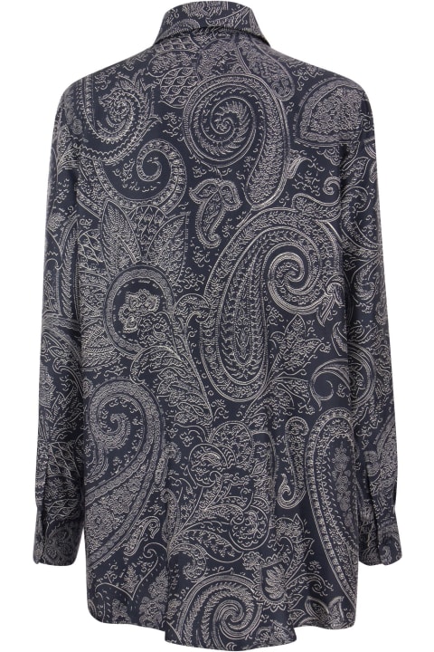 Fashion for Women Etro Silk Shirt With Paisley Print