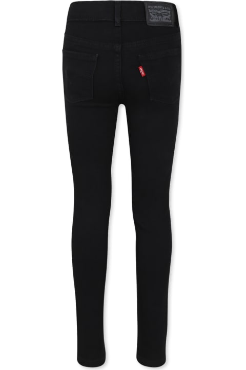 Homeware Levi
s Black Jeans 710 For Girl With Logo Patch