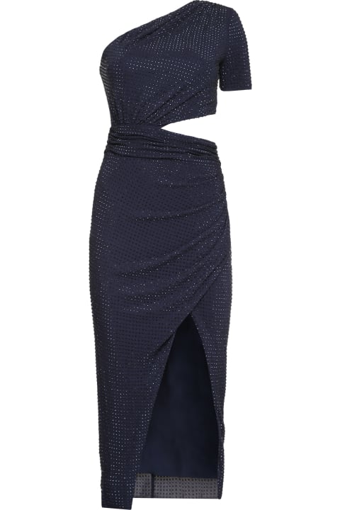 Homeware self-portrait Rhinestone Jersey Dress