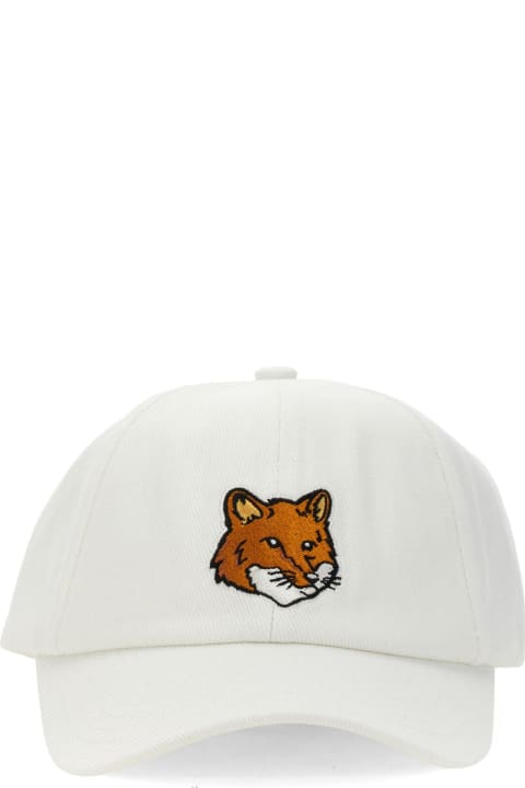 Maison Kitsuné Hats for Women Maison Kitsuné Fox Head Baseball Hat
