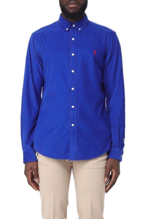 Fashion for Men Polo Ralph Lauren Pony Logo Embroidered Buttoned Shirt Polo Ralph Lauren
